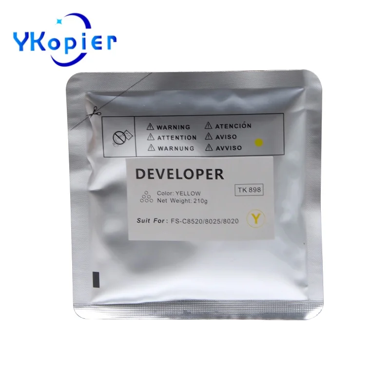TK898 مسحوق المطور لكيوسيرا FS C8520 C8525 C8025 C8020 FSC8520 FSC8525 FSC8025 FSC8020 CMYK المطور