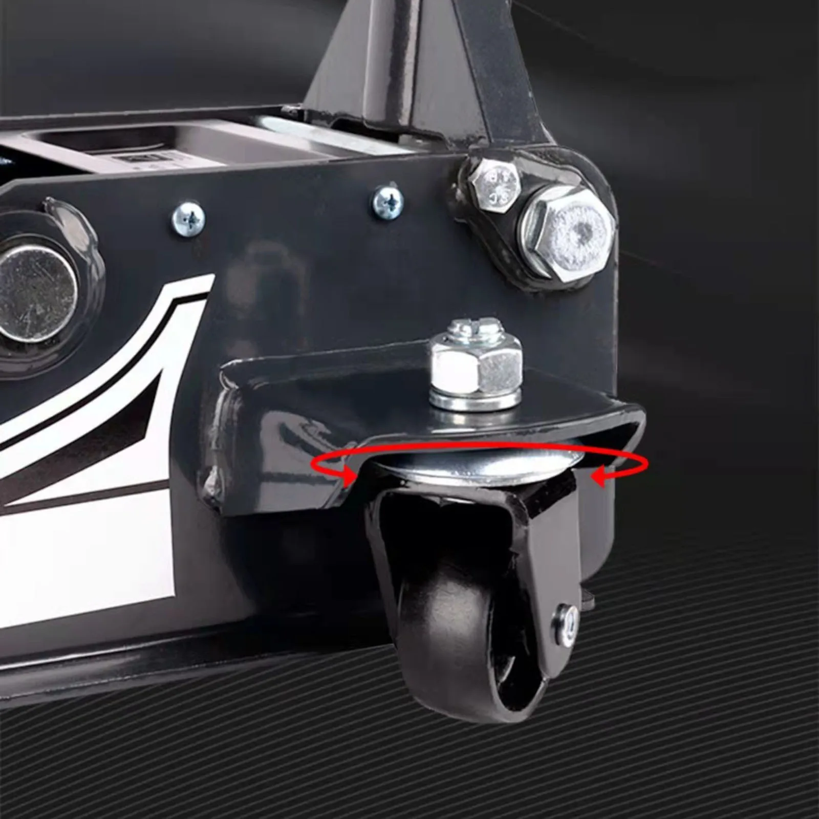 12mm/16mm Horizontal Low Tonnage Jack Universal Wheel Straight Wheel Front Wheel 2.5-Ton Jack Wheel Directional Wheel