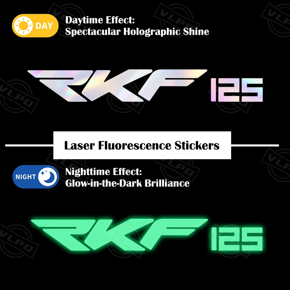 For KEEWAY RKF 125 RKF125 2018 2019 2020 2021 2022 2023 2024 Accessories Motorcycle Laser Stickers Waterproof Decals