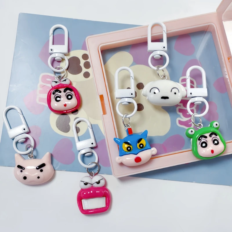 Q-Version Cute New Leader Keychain Ins Girl Pendant Decoration Student Bag Hanging Accessories Best Friend Gift