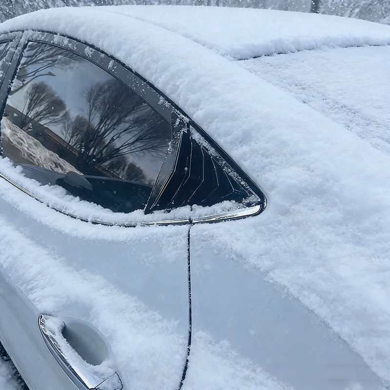 

Car Styling For Hyundai Elantra Avante Sedan 2011-2015 Rear Window Shutter Louver Vent Cover Trim Decorative Auto Accessories