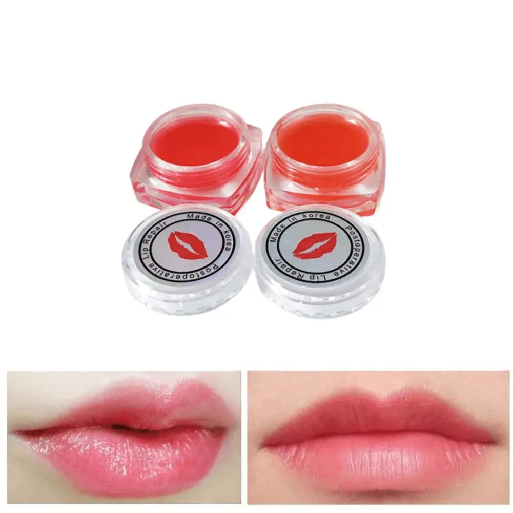 1pcs Tattoo Red Blam Anti-Smudge Long Lasting Color Lines Fade Lips Beautiful Sexy Lips 5g Care Fine Repairing T0V7