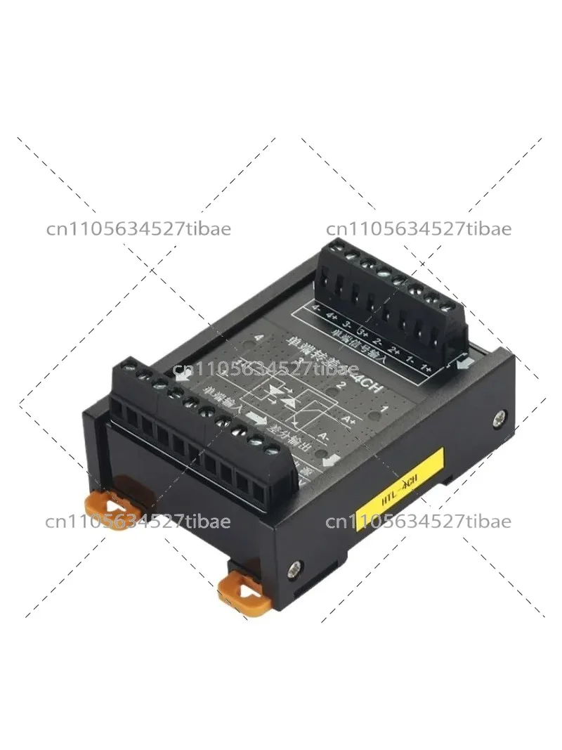 Differential Signal Converter 5V to 24V Pulse Encoder Module NPN PNP Single-Ended Transfer