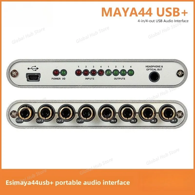 ESI MAYA44 USB+ Portable USB Audio Interface DJ Sound Card