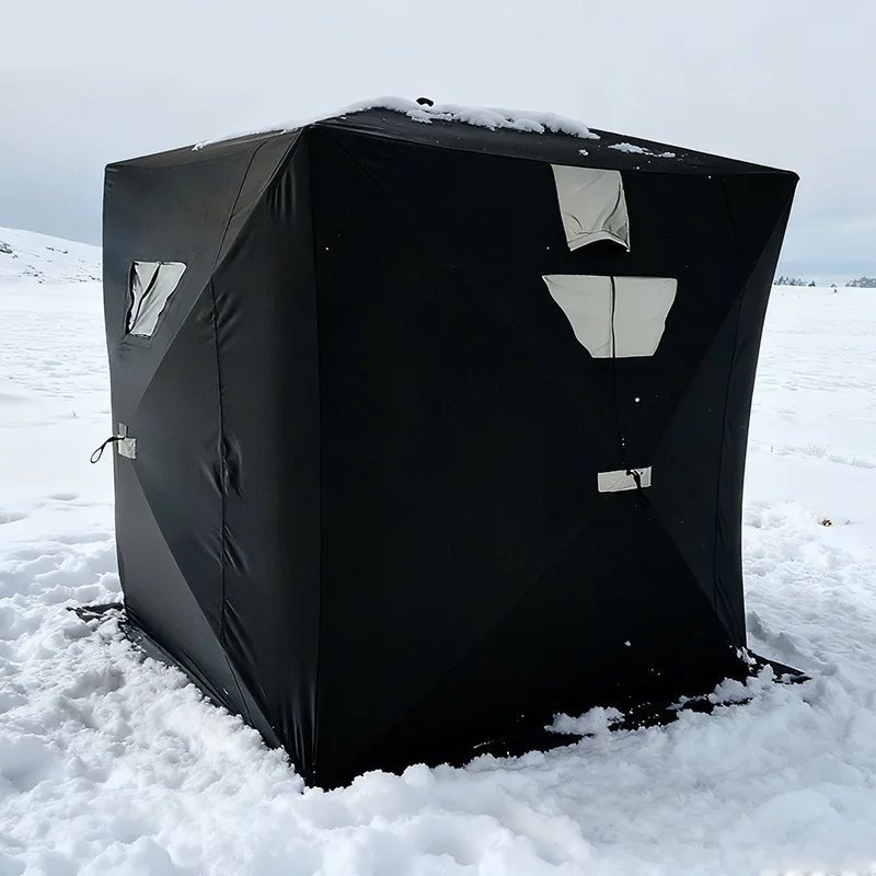 

Outdoor Winter Camping Ice Fishing Cabin Fishing Tent Outdoor Quick-opening Thickened Insulated Rainproof Ice Fishing Tent