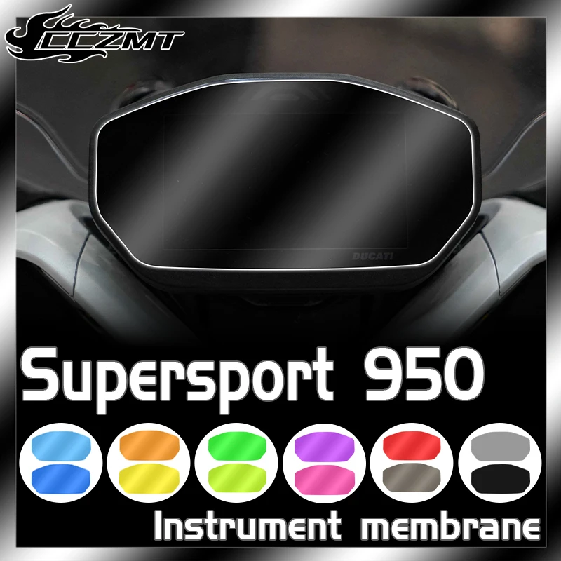 

For Ducati Hypermotard 950 Streetfighter Panigale V2 Supersport 950 / S 2021 Motorcycle Cluster Scratch Screen Protection Film