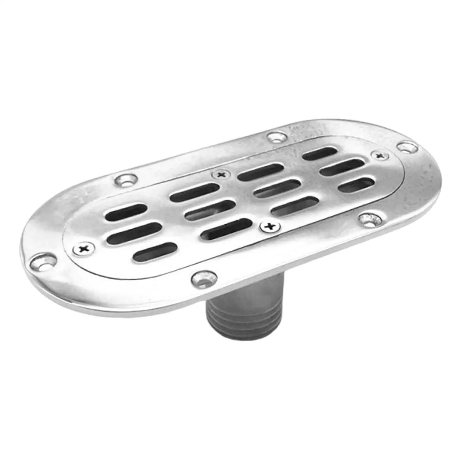 Easy Install Marine Boat Floor Drain Stainless Steel Durable Hardware Efficient Water Draining Spare Parts for Cruiser Flooring