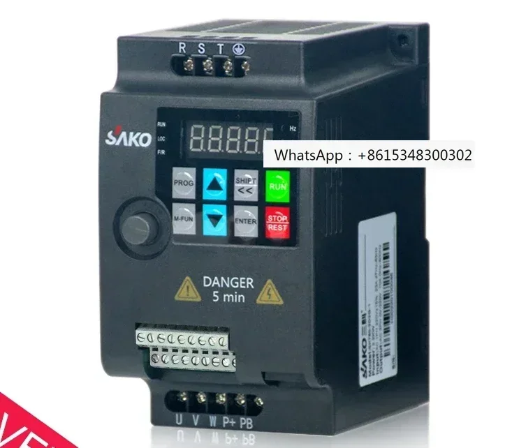 

VFD ИНВЕРТОР SKI780 380 В переменного тока 0,75 кВт/1,5 кВт/2,2 кВт Преобразователь частоты с регулируемой частотой для управления скоростью двигателя