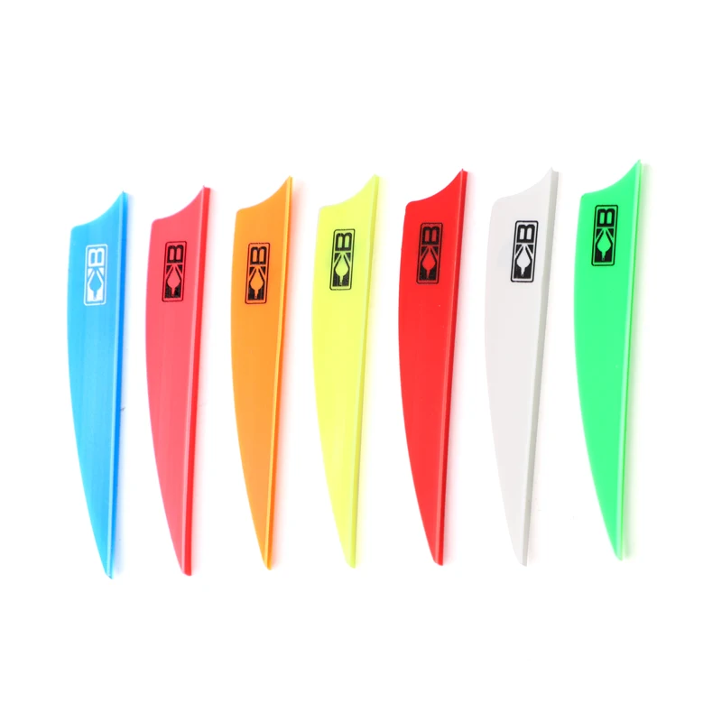 Archery Arrow Fletching Vanes, Shield Arrow Feather, DIY Hunting and Shooting, TPU Feather, 1.75 in, 3 in, 3.5 in, 30PCs