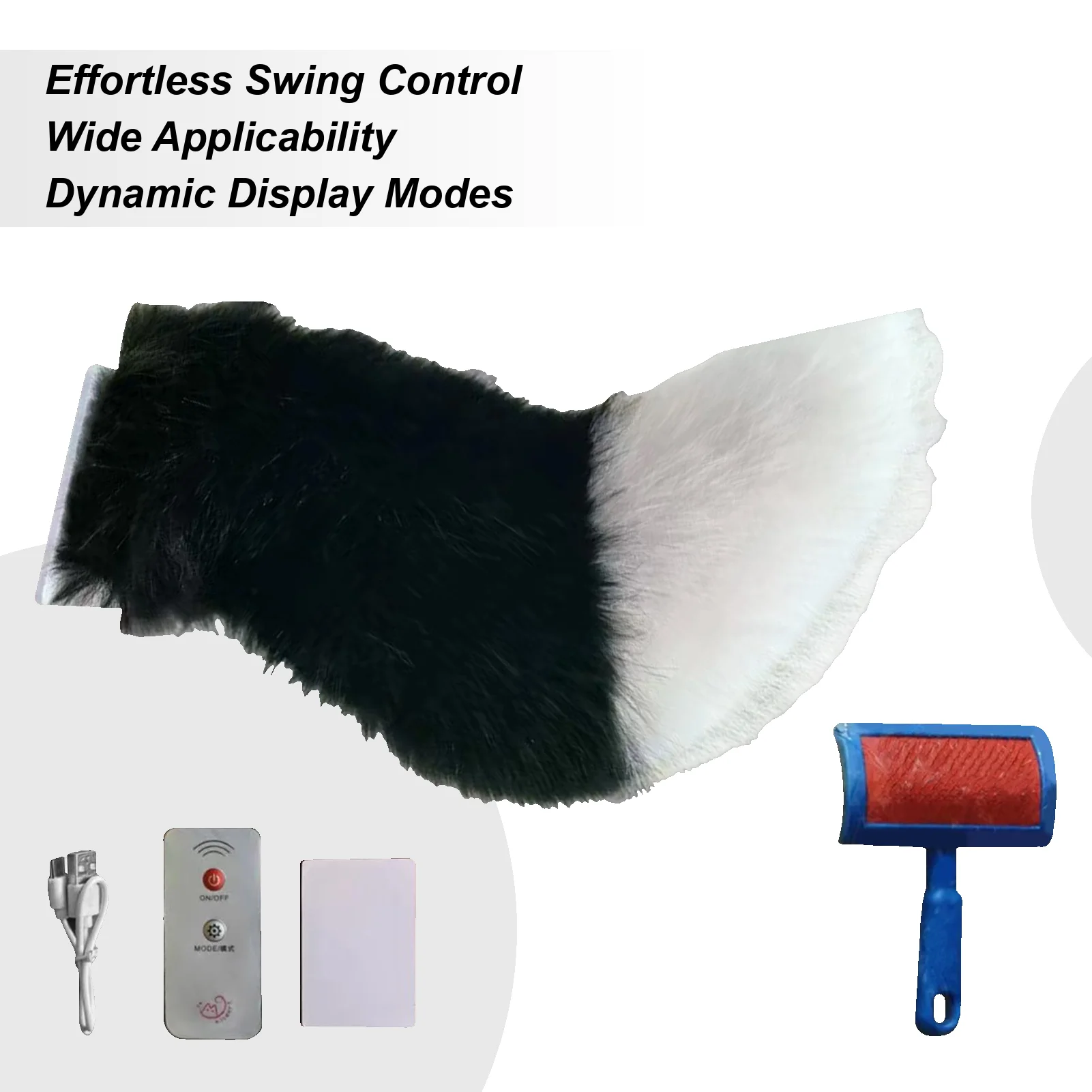Scooter Animal Tail Remote Control Gadget Adjustable Swing Motorcycle Tail For Women Female Rider Anime Costume Outdoor