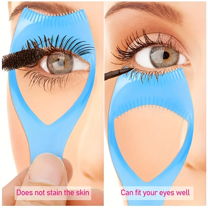 3-in-1 Mascara Protector Applicator - Alles-in-één wimperborstel, wimperkam, eyeliner voor mooie wimpers