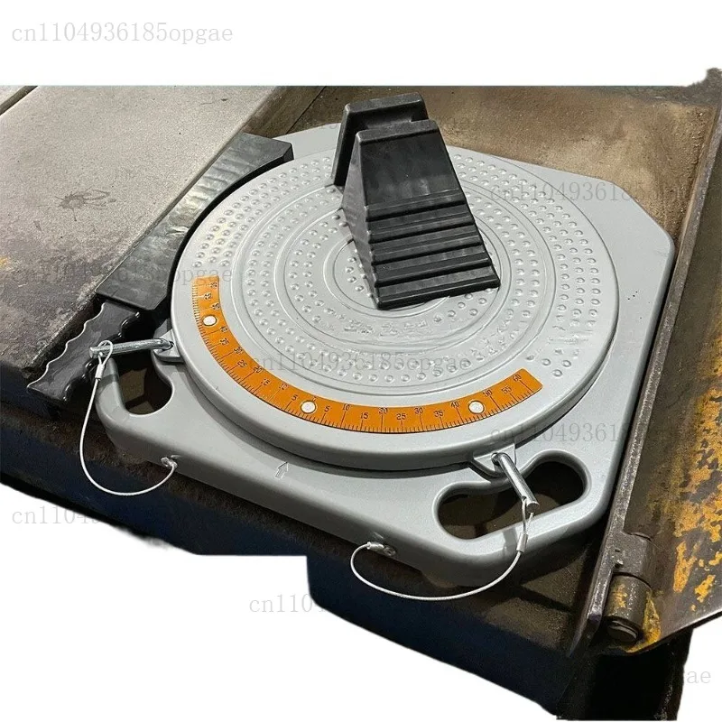3D four-wheel aligner universal corner plate, driving school large shear four-column lift turntable accessories