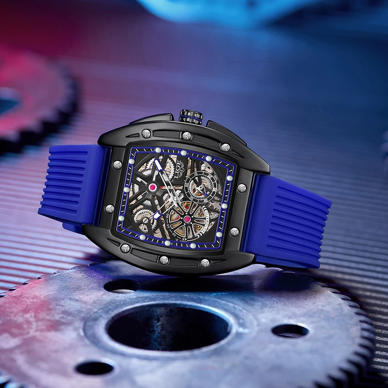 LIGE New Luxury Automatic Watch Waterproof Men Mechanical Wristwatches Sports Diving Watch for Men Reloj montre homme reloj