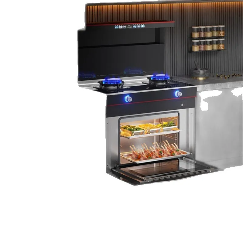 

Steam oven disinfection cabinet household integrated kitchen embedded gas stove