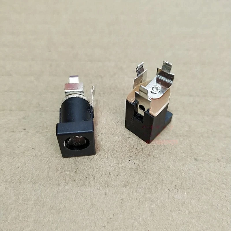 10pcs DC013 vertical 5.5*2.1mm DC Power Jack 3 Pin panel Mount Connector DC-013