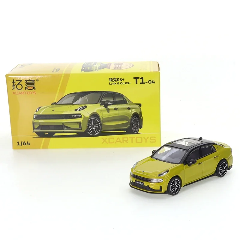 Xcartoys 1/64 Lynk & Co 03 Xuan Ran Jin Auto 'S Gelegeerd Speelgoed Spuitgieten Motorvoertuig Verzameling Van Automodelspeelgoed Ornamenten