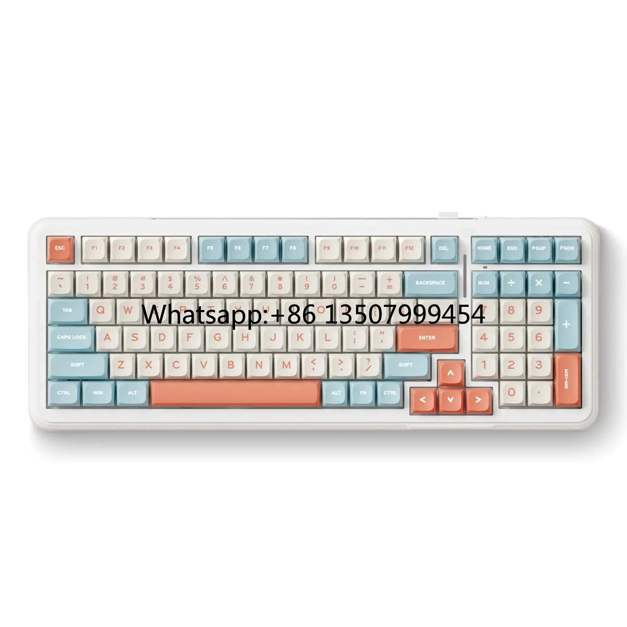 

K99V2 Gamer Keyboard Wired Multimedia Mechanical Keyboard 98 Keys Hotswap Keyboard Clavier Gaming