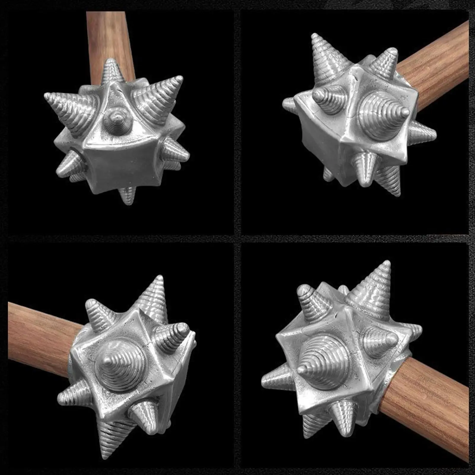 Stainless Steel Hammer Fist Shaped Hammer With Wooden Handle Camping Tool For Apartment Holiday Dormitory Desk Travel Birthday