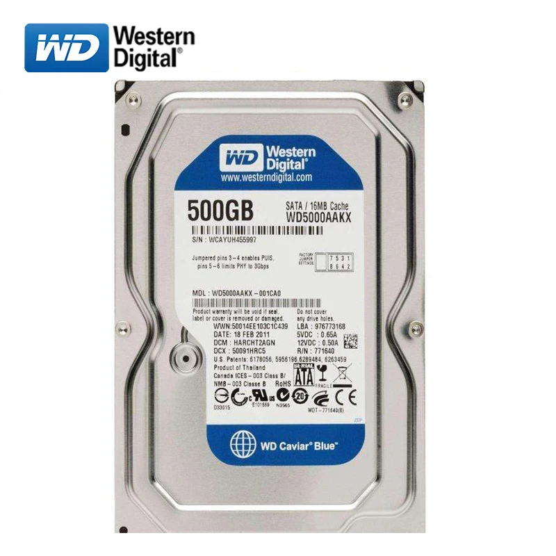 LS Western Data Original Remove Old Hard Drives 3.5 \