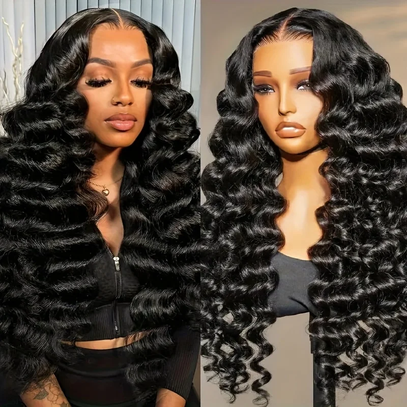موجة فضفاضة 13x4 13x6 الدانتيل الجبهة باروكة من شعر طبيعي 30 40 بوصة البرازيلي المياه موجة عميقة HD الدانتيل الباروكة الأمامية مجعد الباروكات للنساء #2