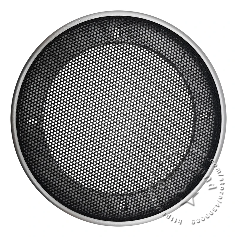 For 4" Inch Speaker Grill Cover Audio Decorative Circle Metal Mesh Protection Conversion Net 142mm Black/White/Beige/Silvery