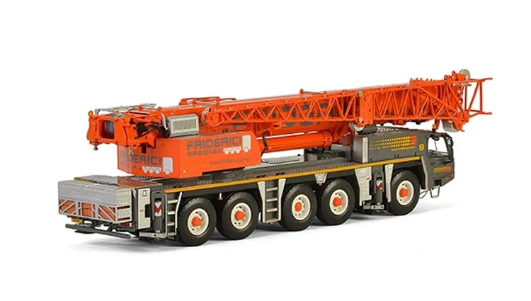 Alloy Toy Model WSI 1:50 Scale TADANO ATF 220G-5 Mobile Crane Vehicles Engineering Machinery Diecast Toy Model,Friderici 51-2004