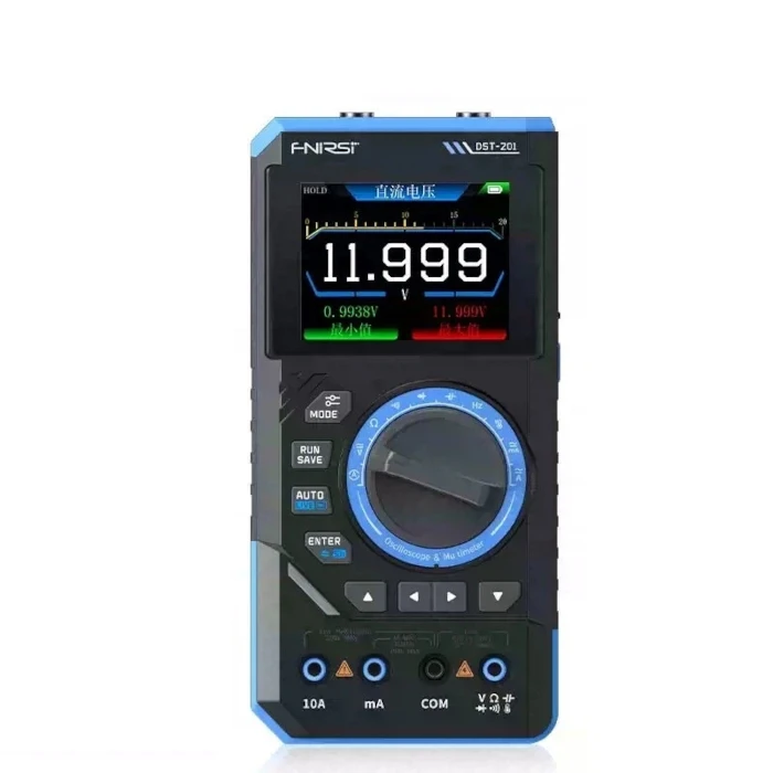 Generatore di segnale oscilloscopio DST201 3 in 1 1MHZ 5MSa/s 500ns~20s Multimetro multifunzione