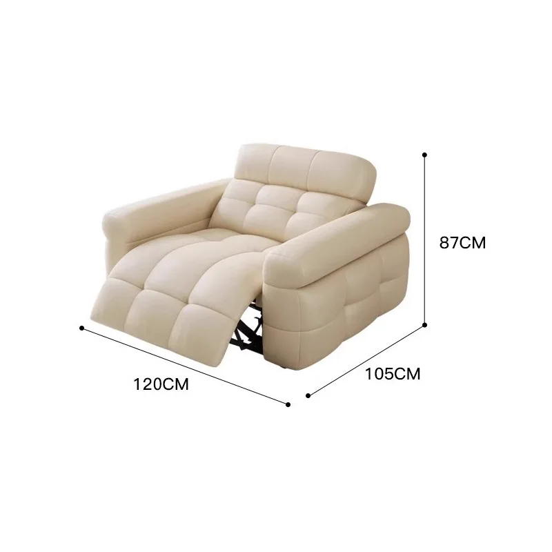 Leather Recliner Relaxing Sofa Sectional Lazy Electric Adult Home Armchair Couch Combined Bed Woonkamerbanken Sofa Furniture