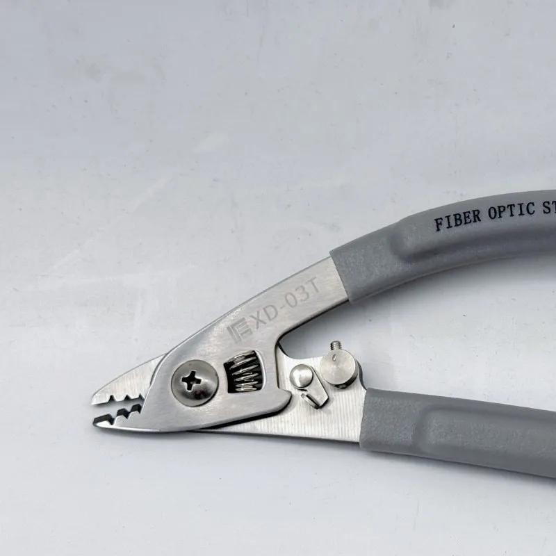XD-03T Paslanmaz Çelik Üç portlu Fiber Sıyırma Pensesi Çok amaçlı Miller Pense FTTH Aracı Fiber Optik Tel Striptizci