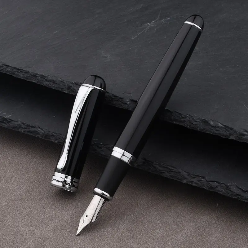 

Jinhao Double Armor Sharp Fountain Pen Long Blade Research 35mm No.6 Tip 1.0/3.0mm Male Female High End Creation Calligraphy Pen