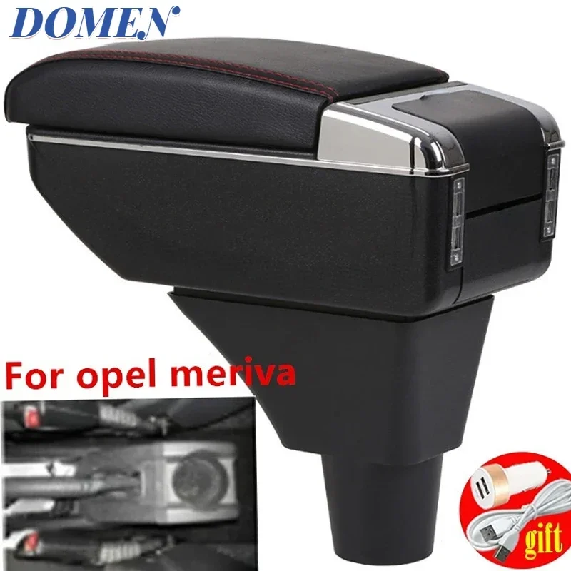 For opel meriva armrest box For opel meriva central storage box Retrofit parts Car Armrest Accessories Easy to install