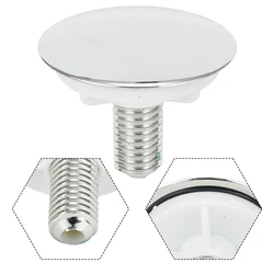 49mm Kitchen Sink Hole Cover Chrome Brass Sink Tap Hole Blanking Plug Bathtub Faucet Sink Plug Washbasin Metal Plugs Stopper