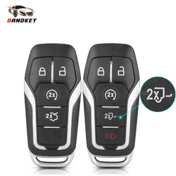 Dandkey 4/5 Buttons Remote Smart Key Shell Case For Ford Mustang Edge Explorer Fusion Mondeo Kuka 2015 2016 2017 Car Control Key
