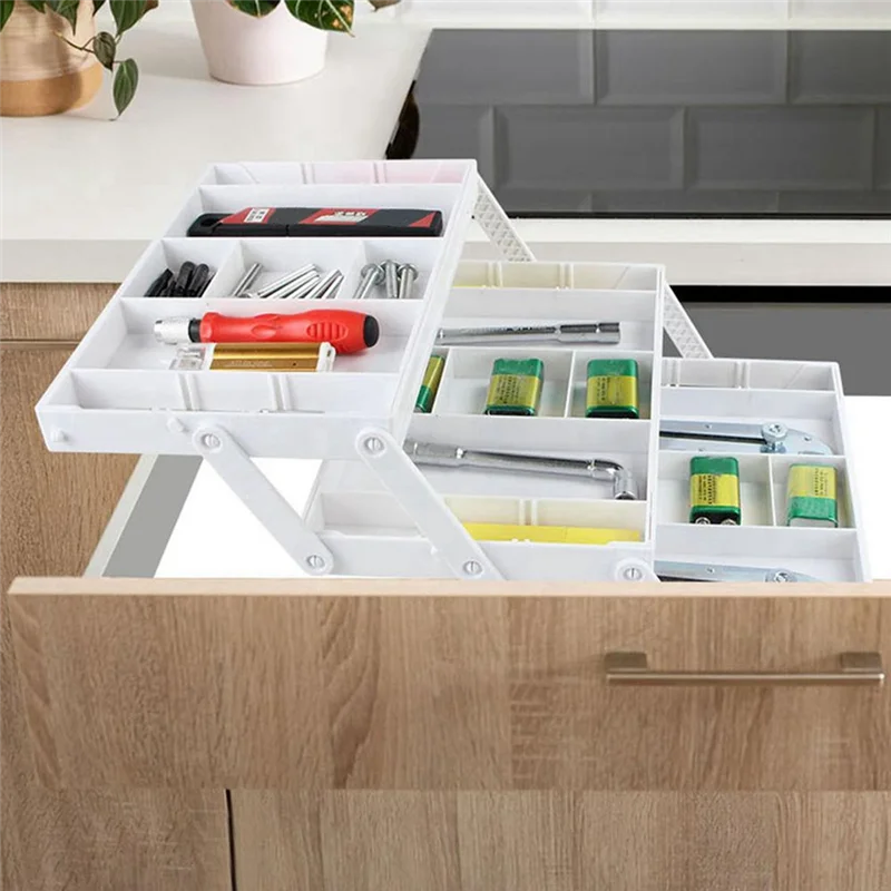 

High Quality-Jewelry Display Holder White Foldable Kitchen Storage Box For Jewelry And Cosmetics Organizer,Jewelry Display Holde