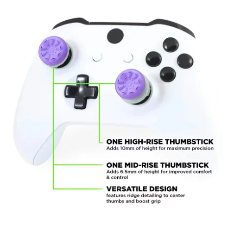 2pcs Silicone Thumb Grip for P5/P4 Joystick Booster Caps Game Controller Accessories Rocker Cap Pair Supports P4/P5 view 5