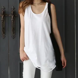 Wearing a Korean White Vest Inside Sweater Women Can Wear It in Any Way Bottom Hem Is Folded and the Knitted