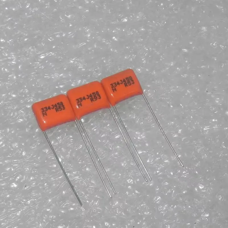 10PCS/LOT  New 450V334j 0.33UF 330nf 450VDC high-end film capacitor P:10mm