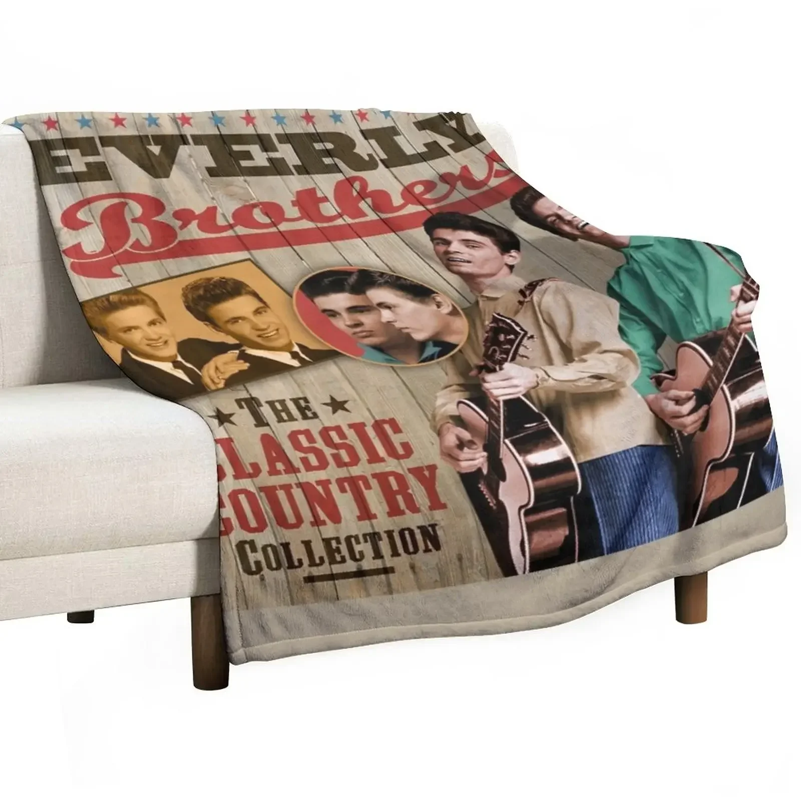 

Everly Brothers - The Classic Country Collection Throw Blanket Luxury Brand Decoratives Blankets Sofas Of Decoration Blankets