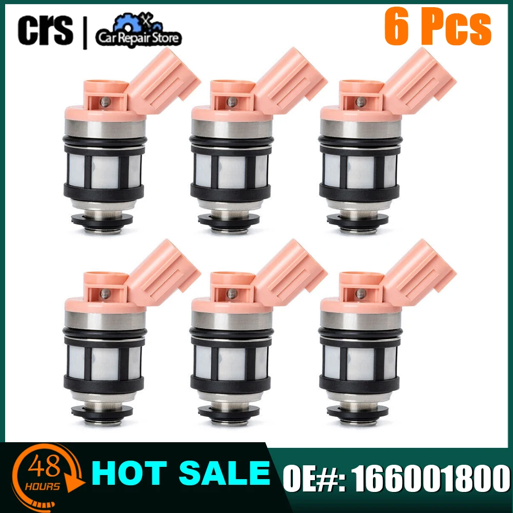 

6PCS Fuel Injectors 166001800 166001801 FJ434 JS23-A 10851N 842-18124 For MERCURY VILLAGER INFINITI NISSAN QUEST XTERRA