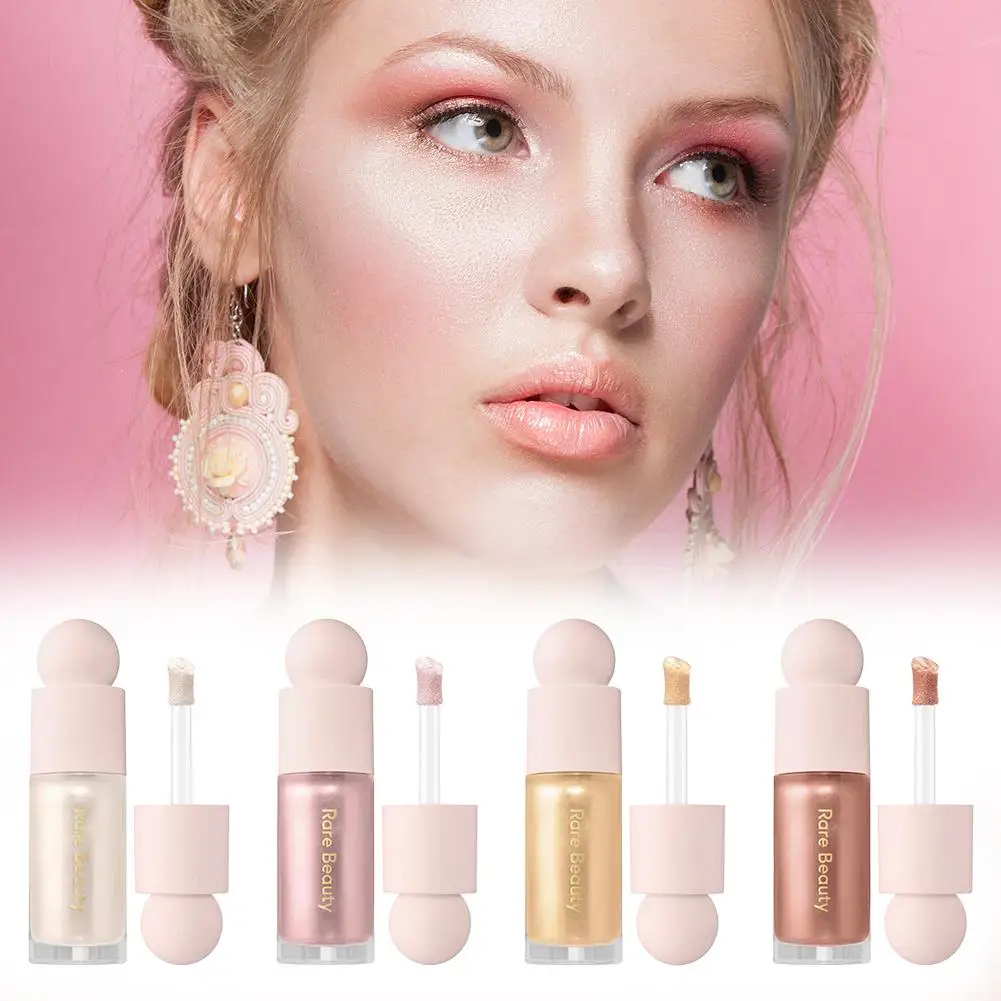 Fard à joues liquide à reflets, beauté Rare, double usage, hydratant longue durée, imperméable, Rouge, cosmétiques lissants