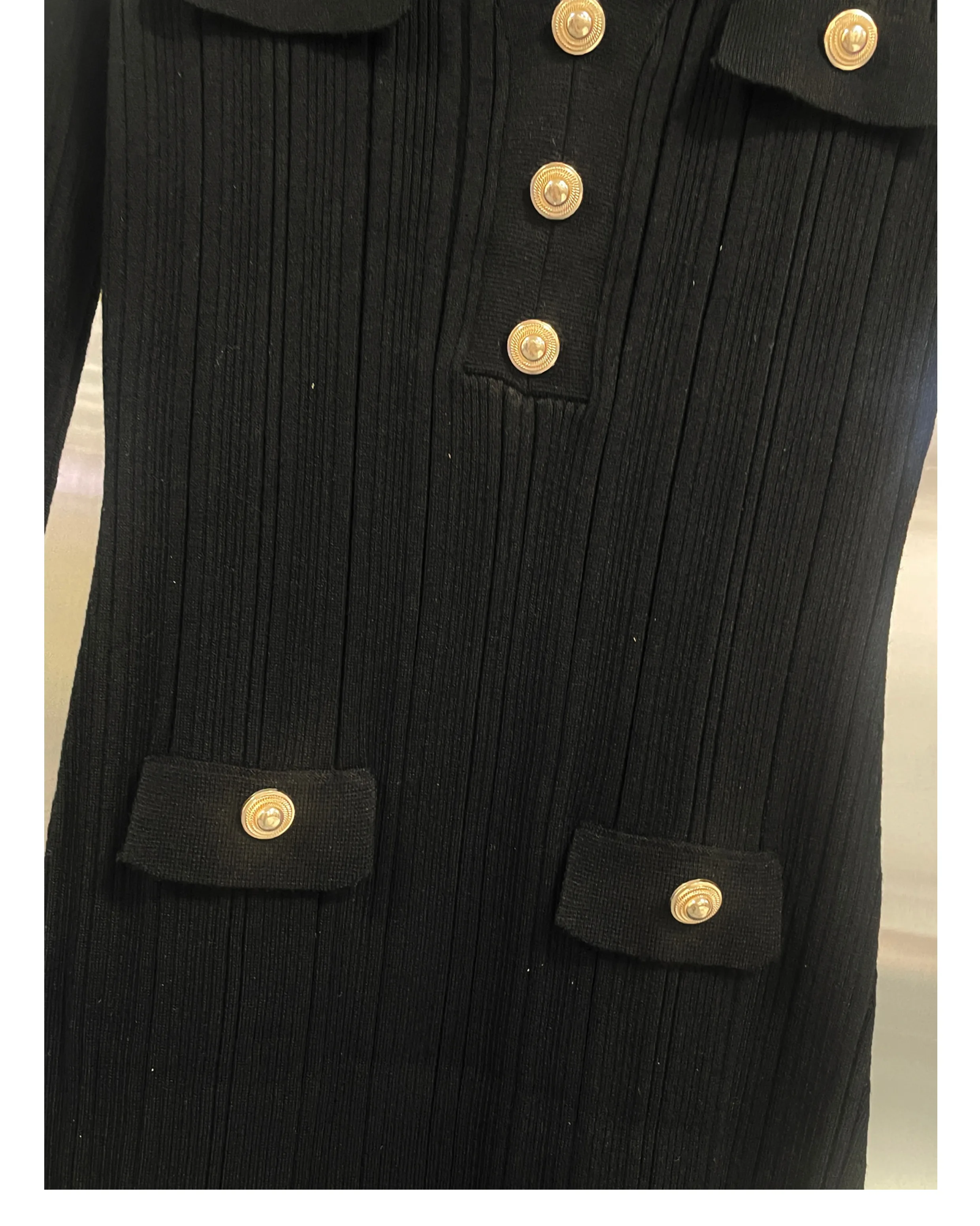 Neue Ankunft Frauen Sexy Langarm Tasten Gestrickte Maxi Kleid Mode Geburtstag Promi Party Kleid Stretchy Cocktail Kleider