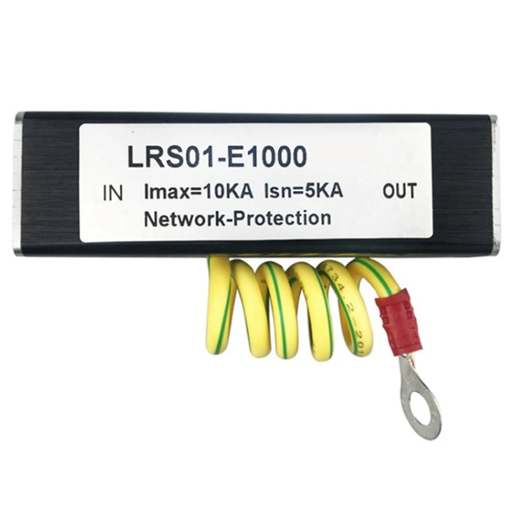 POE 1000M Защита сети POE 1000M Монитор Камера Защита от перенапряжения RJ45 Гигабитный Ethernet Защитное устройство ArresterABGI