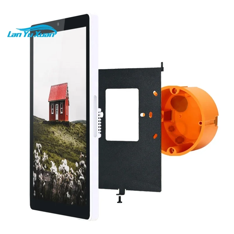 Portworld 2026 YC-SM08P Android 14 New RK3576S 4+32G 8 Inch Embedded IPS Touch Screen Smart AI Tablet for Smart Building