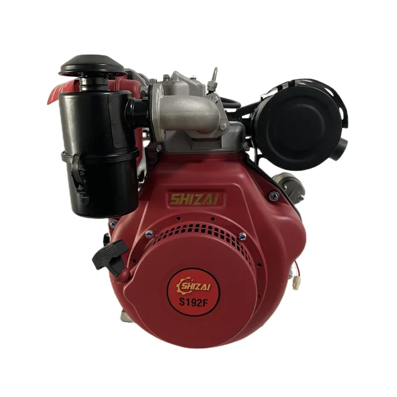 

SHIZAI(china) Hot Sale 8kw 12Hp Two-cylinder 4-stroke Air-cooled Engine