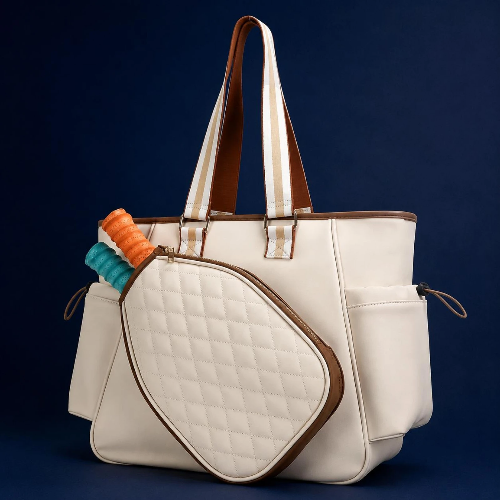 pickleball-racket-bag-structured-pickleball-bag-cream-cream