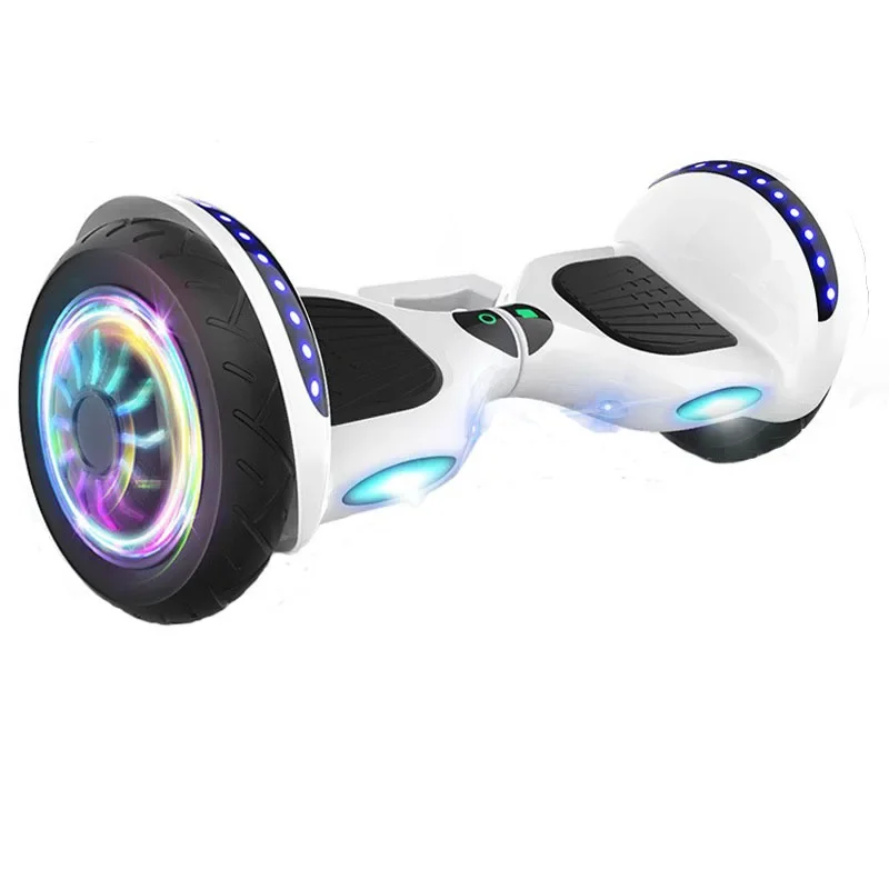 

Send a 10-inch inflatable large wheel electric balance car, adult self-balancing luminous wheel twisting car customization