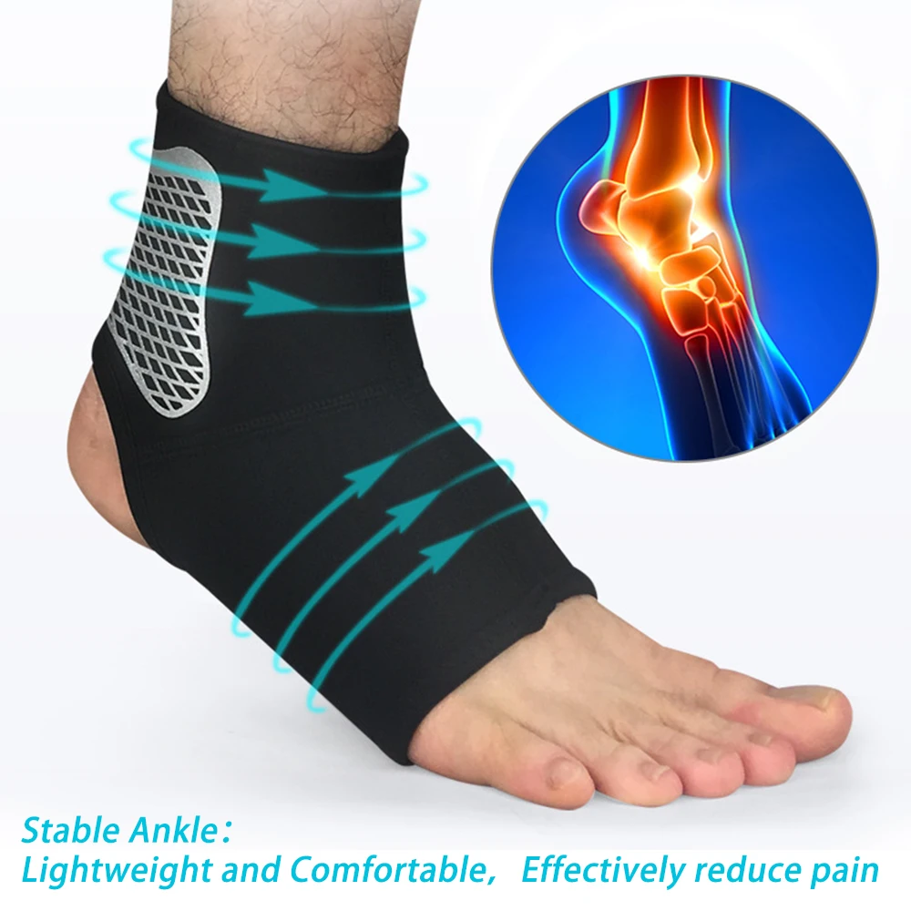 Outdoor Sport Ankle Sprain Brace Foot Support Bandage Achilles Tendon Strap Guard Support Brace Protector Split Sprain Wrap