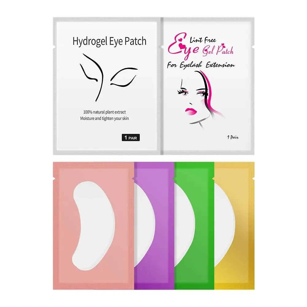 50 paia di adesivi idratanti per la punta degli occhi avvolge il cuscinetto per la cura degli occhi nuovi toppe di carta sotto i cuscinetti per gli occhi cerotti sotto gli occhi