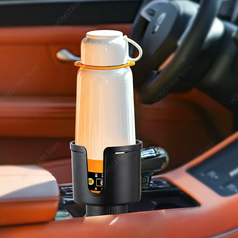 Smart Mini Portable Car Electric Heating Water Cup Travel Kettle For Outdoor Vehicle Daily Drinking Custom DIY Spare Accessory