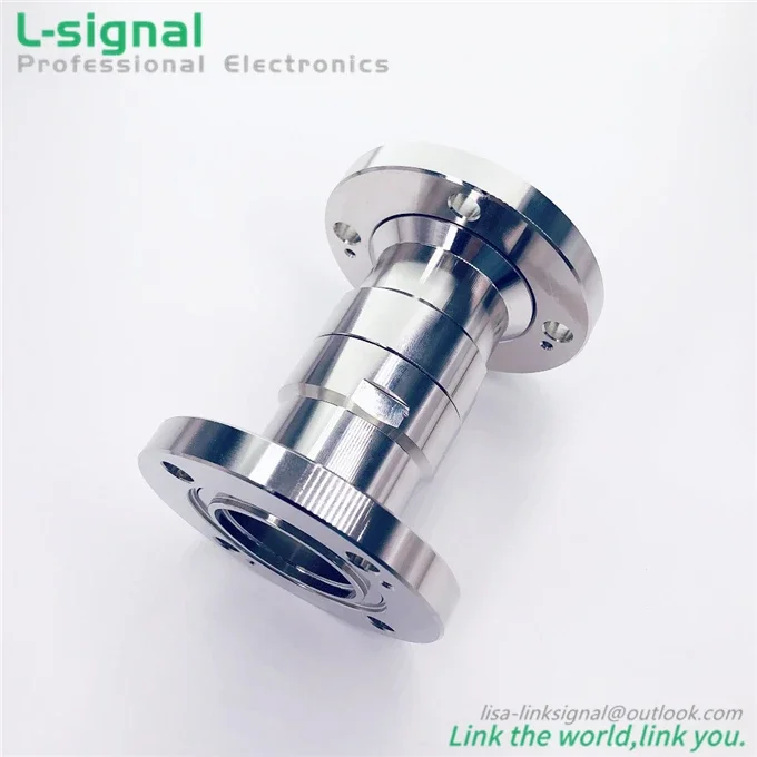 High Power RF Coaxial Connector 1 5/8 EIA to 1 5/8 EIA Flange Adapter